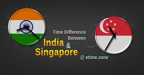 india singapore time difference
